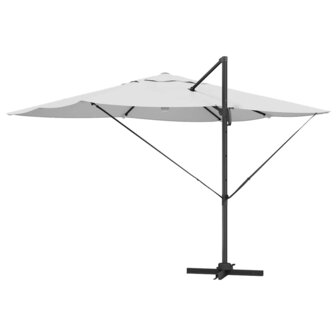 Cantilever Roma parasol Beige en zwart 352 x 251 x 265 cm