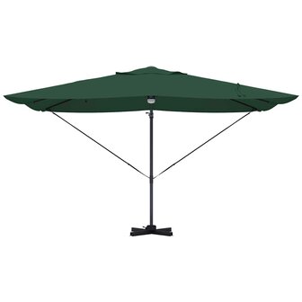 Cantilever Roma parasol Groen en Zwart 352 x 251 x 265 cm