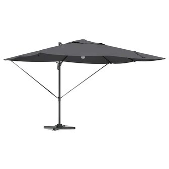 Cantilever Roma parasol Antraciet en Zwart 352 x 251 x 265 cm