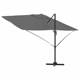 Cantilever Roma parasol Antraciet en Zwart 352 x 251 x 260 cm