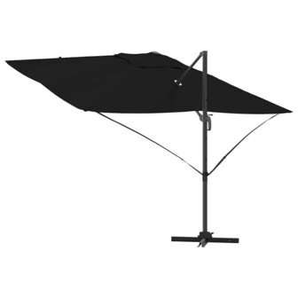 Cantilever Roma parasol Zwart en Zwart 352 x 251 x 260 cm