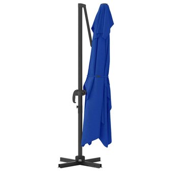 Cantilever Roma parasol Blauw en Zwart 352 x 251 x 260 cm