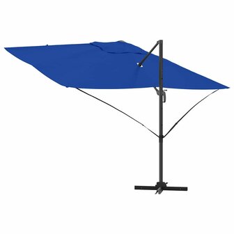 Cantilever Roma parasol Blauw en Zwart 352 x 251 x 260 cm