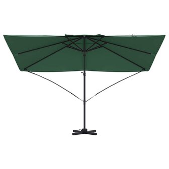 Cantilever Roma parasol Groen en Zwart 352 x 251 x 260 cm