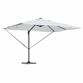 Cantilever Roma parasol Beige en zwart 352 x 251 x 265 cm