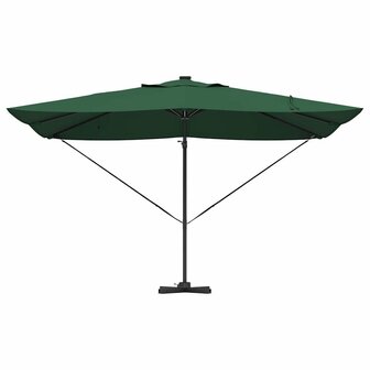 Cantilever Roma parasol Groen en Zwart 352 x 251 x 265 cm