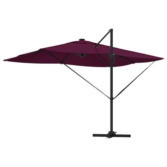Cantilever Roma parasol Rood en Zwart 352 x 251 x 265 cm