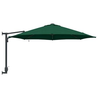 Tuinparasol Groen en Zwart 248 x 248 x 148 cm