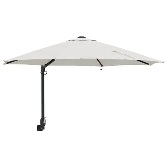 Tuinparasol Beige en zwart 248 x 248 x 148 cm