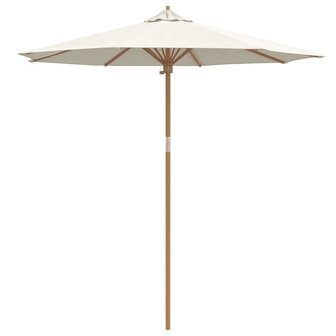 Tuinparasol Cr&egrave;mewit 240 x 240 x 260 cm Bamboe