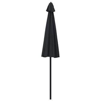 Parasol met aluminium paal 270 cm zwart