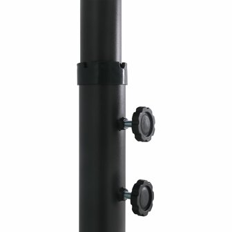 Parasol met aluminium paal 460x270 cm blauw