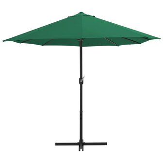 Parasol met aluminium paal 460x270 cm groen