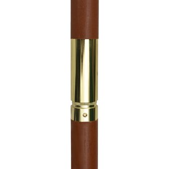 Parasol met houten paal 200x300 cm cr&egrave;mewit
