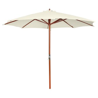 Parasol 300x258 cm zandwit