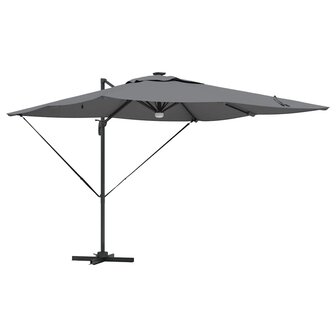 Roma Parasol Antraciet 286 x 285 x 270 cm Aluminium, Polyester