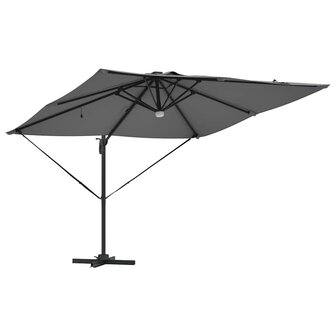 Roma Parasol Antraciet 286 x 285 x 270 cm Aluminium, Polyester