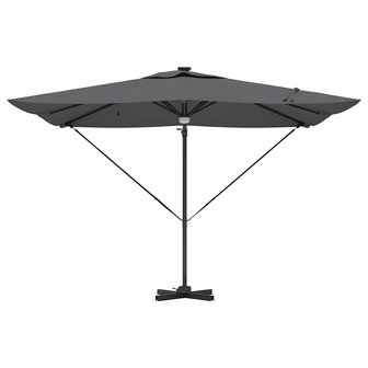 Roma Parasol Antraciet 286 x 285 x 270 cm Aluminium, Polyester