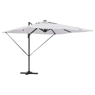 Roma Parasol Beige 286 x 285 x 270 cm Aluminium en Polyester