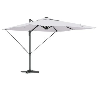 Roma Parasol Beige 286 x 285 x 270 cm Aluminium en Polyester
