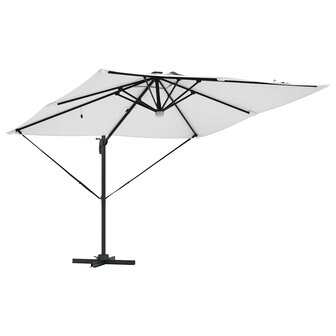 Roma Parasol Beige 286 x 285 x 270 cm Aluminium en Polyester