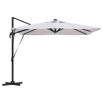 Roma Parasol Beige 286 x 285 x 270 cm Aluminium en Polyester