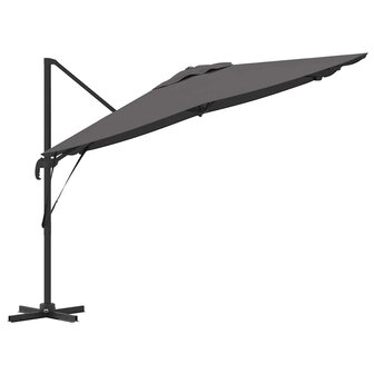 Roma Parasol Antraciet 286 x 285 x 265 cm
