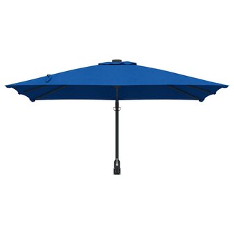 Tuinparasol Blauw en Zwart 248.5 x 247.5 x 160 cm