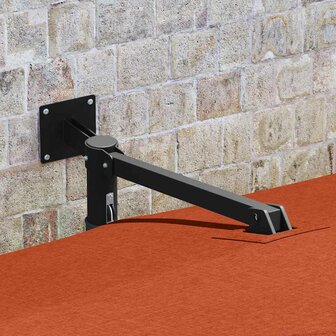 Tuinparasol Rood en Zwart 248.5 x 247.5 x 160 cm