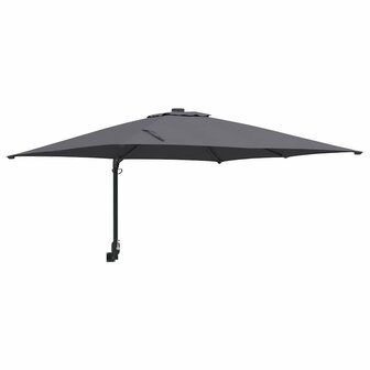 Tuinparasol Antraciet en Zwart 248.5 x 247.5 x 160 cm