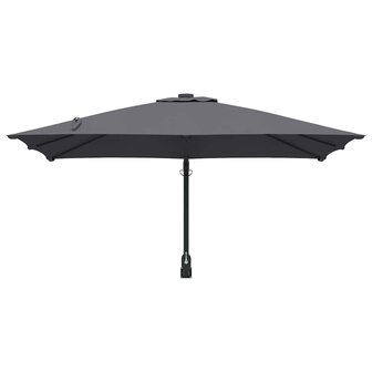 Tuinparasol Antraciet en Zwart 248.5 x 247.5 x 160 cm