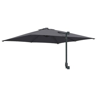 Tuinparasol Antraciet en Zwart 248.5 x 247.5 x 160 cm