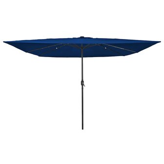 Tuinparasol Blauw en Zwart 295 x 295 x 245 cm