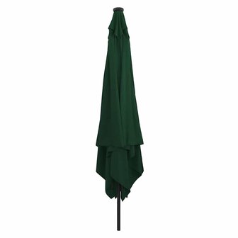 Tuinparasol Groen en Zwart 295 x 295 x 245 cm