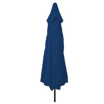 Tuinparasol Blauw en Zwart 395 x 395 x 245 cm