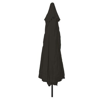 Tuinparasol Zwart 395 x 395 x 245 cm Polyester en staal