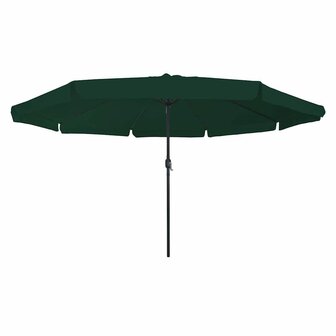 Tuinparasol Groen en Zwart 395 x 395 x 245 cm