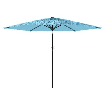 Parasol met stalen paal 288x288x225 cm blauw