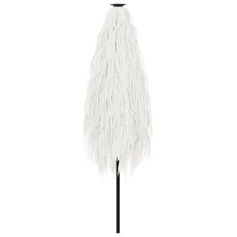 Parasol met stalen paal 288x288x225 cm wit