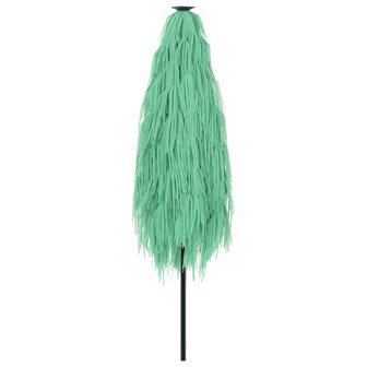 Parasol met stalen paal 388x388x248 cm groen