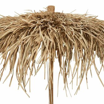 Tiki Paraplu met Bananenblad Luifel 180 cm Bamboe