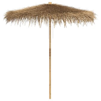 Tiki Paraplu met Bananenblad Luifel 240 cm Bamboe