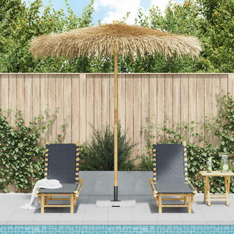 Tiki Paraplu met Bananenblad Luifel 240 cm Bamboe