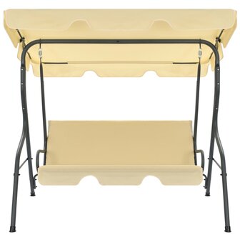 Schommelbank 170x110x153 cm cr&egrave;mewit