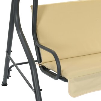 Schommelbank 170x110x153 cm cr&egrave;mewit