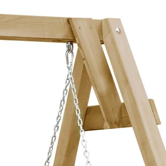 Schommelbank 205x150x157 cm ge&iuml;mpregneerd grenenhout