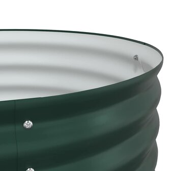 Verhoogde plantenbak Groen 400 x 80 x 44 cm Staal