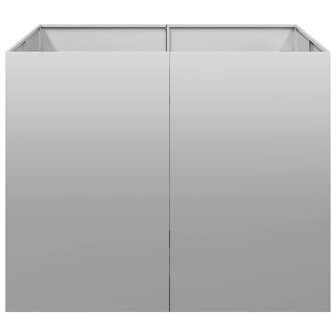 Plantenbak 100x100x80 cm gegalvaniseerd staal