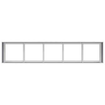 Plantenbak 200x40x40 cm gegalvaniseerd staal