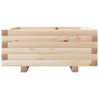 Plantenbak 60x60x26,5 cm massief grenenhout